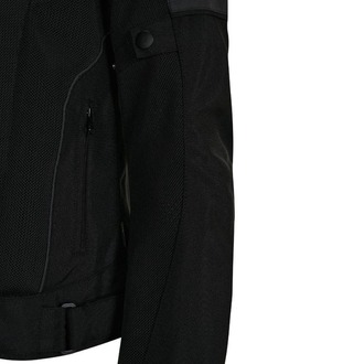 Nukrowear City Siyah Yazlık Fileli Kadın Motosiklet Ceketi (XS, S, M, L, XL, 2XL)