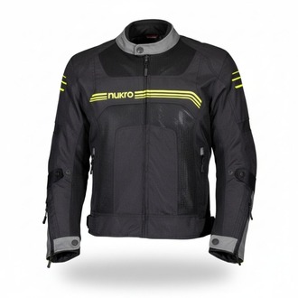 Nukrowear Guardio Sarı Erkek 3 Mevsim Motosiklet Ceketi