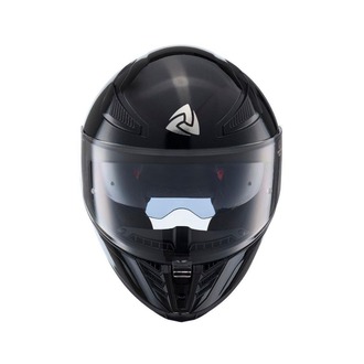 Nukro YM-853 Solid Gloss Black Kapalı Kask