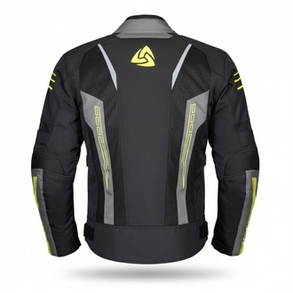 Nukrowear Guardio Sarı Erkek 3 Mevsim Motosiklet Ceketi