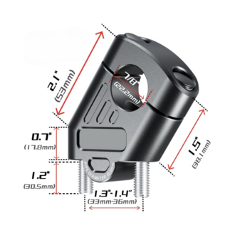 22mm Gidonlar İçin Gidon Yükseltme