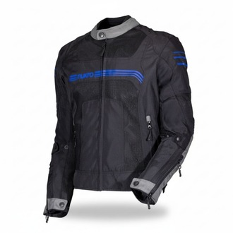 Nukrowear Guardio Mavi Erkek 3 Mevsim Motosiklet Ceketi
