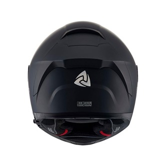 Nukro YM-853 Solid Matt Black Kask