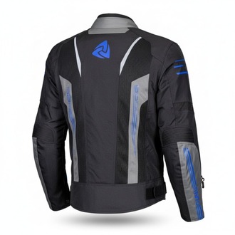 Nukrowear Guardio Mavi Erkek 3 Mevsim Motosiklet Ceketi