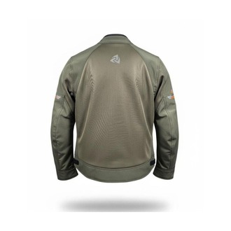 Nukrowear Jasper Asker Yeşili Softshell Erkek Motosiklet Ceketi