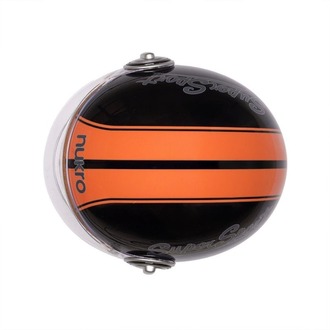 Nukro B-108 Super Sport Black-Orange Açık Kask