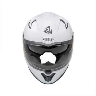Nukro B-506 Solid Gloss White Kapalı Kask