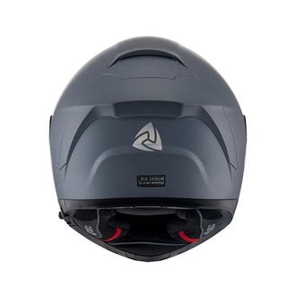 Nukro YM-853 Solid Matt Silver Kapalı Kask