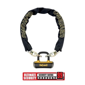 Onguard Mastiff Zincir ve 16,8mm Boxxer Kilit 8016 LX 180cmX14mm