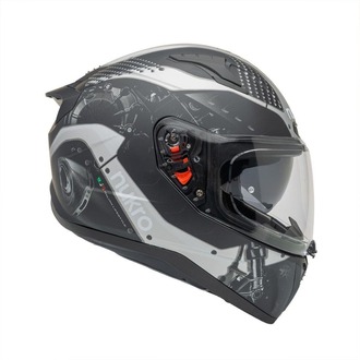 Nukro B-506 Level Black-Grey Kapalı Kask
