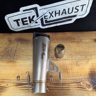SC PROJECT GRİ Susturuculu Motosiklet Egzoz