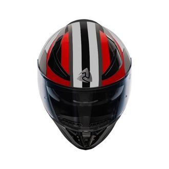 Nukro YM-853 Shine Red White Kask