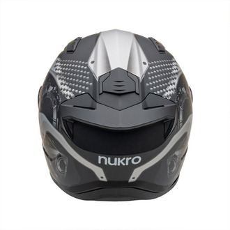 Nukro B-506 Level Black-Grey Kapalı Kask