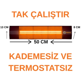 SUNSTAR HALOJEN SOBA İNFRARED ISITICI 1800W