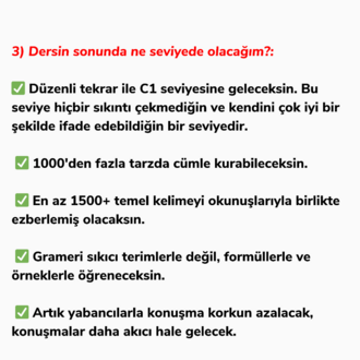 Sıfırdan İngilizce Konuşma Rehberi (Şu Ana Özel C1 Seviyesi Hediye)