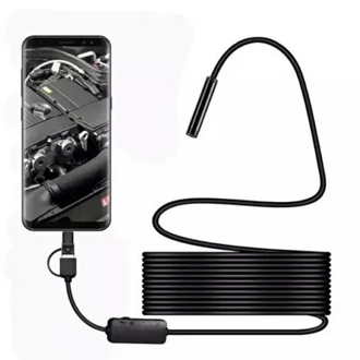 Yılan kamera 5 metre usb-type c-mikro uyumlu 