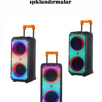 Ndr 1095 ultra bass özellikli karaokeli kumandalı rgb ses bombası