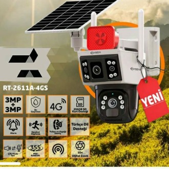 4G Smart Solar PT Kamera RT-2611-4GS