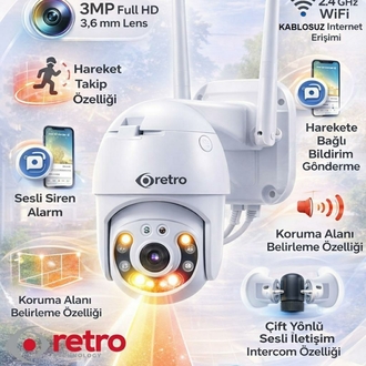 3MP Wifi Smart Pt Kamera RT-1311-Wifi