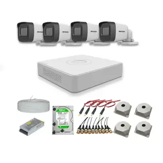 Hikvision 4 Kamera Set (2.8mm Geniş Açılı)