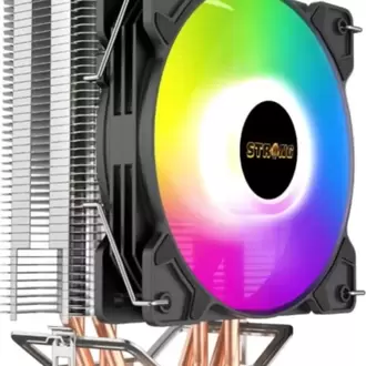 Strong M4-12XPRO 12CM Rainbow 4 Bakır Borulu 135W 4 Pin Intel/amd Kule Tipi Işlemci Cpu Fan