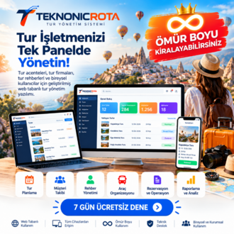 TeknonicRota — Ömür Boyu Kiralama Lisansı