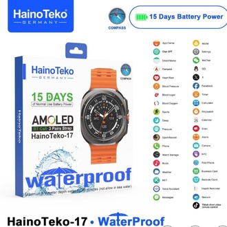 HAİNOTEKO 17 AKILLI SAAT 10 GÜN ŞARJ SÜRELİ