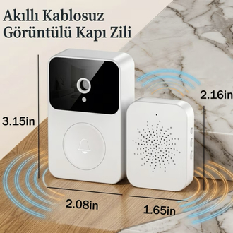 Kablosuz HD Video Kapı Zili – WiFi Bağlantılı Akıllı Güvenlik Kamerası