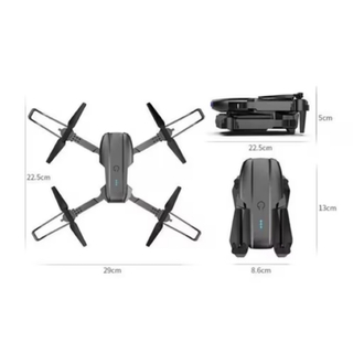 C5 Pro 4K HD Çift Kamera Drone, Katlanabilir, WiFi Bağlantılı, Akıllı Telefon Kontrollü