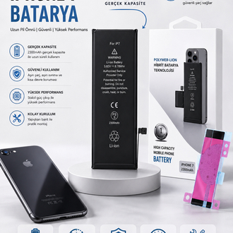 iPhone 7 Yüksek Kapasiteli Batarya (2230mAh)