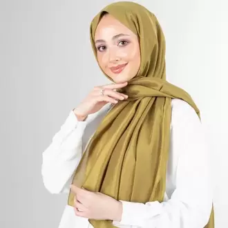 Yağ Yeşili Brisa Vual Şal