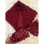 KOMPLE 3D ÇİÇEKLİ DUVAK & ELDİVEN & SADE KUŞAK SET