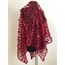 BORDO KOMPLE 3D ÇİÇEKLİ DUVAK