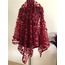 BORDO KOMPLE 3D ÇİÇEKLİ DUVAK