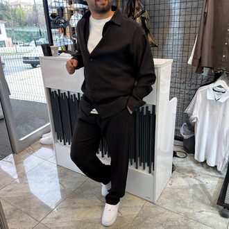 Kırinkıl Oversize Premium Takım Siyah