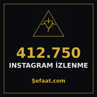412.750 Instagram İzlenme