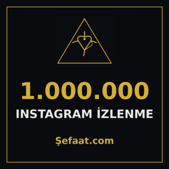 1.000.000 Instagram İzlenme