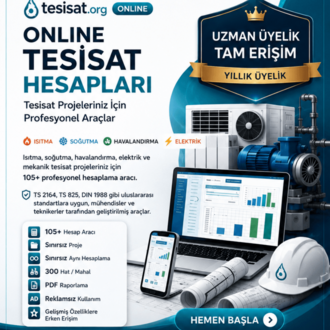 Tesisat Online Hesaplar Uzman Üyelik - 1 Yıl