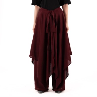 katman pantolon (bordo)