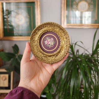 mürdüm rokoko gül buketi