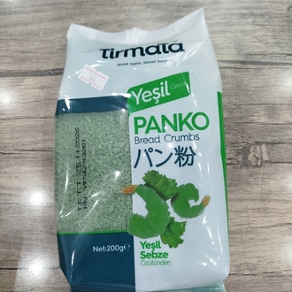 yeşil sebzeli panko