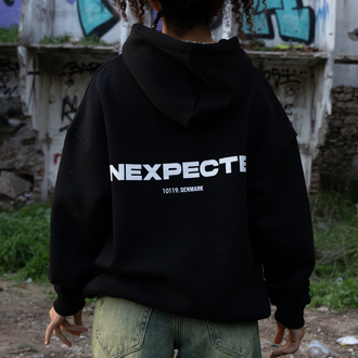 Unexpected | Black Oversize Hoodie