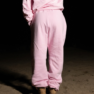 S.H Baggy Fit | Pink Open Leg Jogger