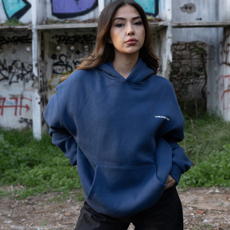 Unexpected | Navy Oversize Hoodie