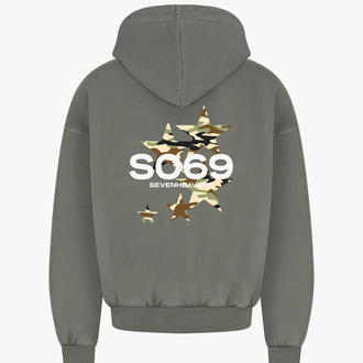 S.H Camo Print | Oversize Hoodie