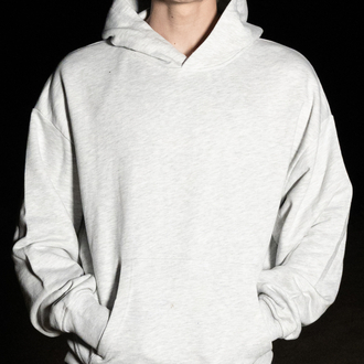 S.H Boxy Fit | Grey Oversize Hoodie