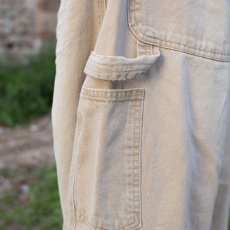 Cream Relax | Carpenter Pant