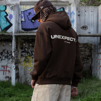 Unexpected | Brown Oversize Hoodie