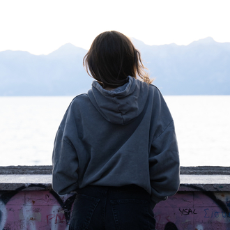 S.H Grey Boxy | Acid Wash Hoodie