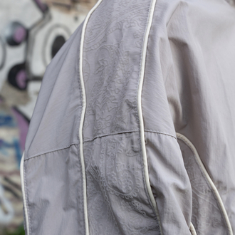 Gst Grey | Boxy Parachute Jacket